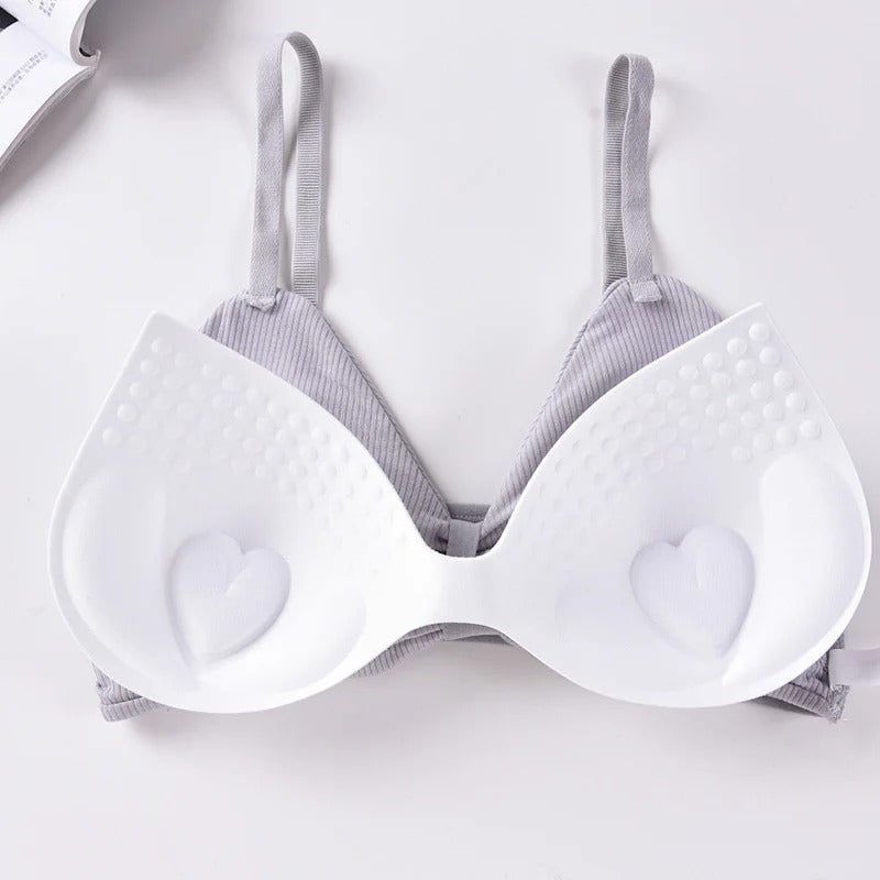 V Cup Light Padded Korean Style Women’s Cotton Seamless