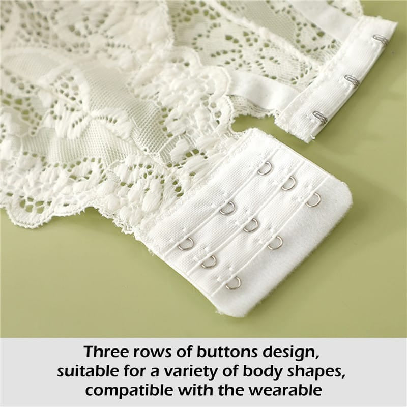 Soft And Comfortable Floral Design Lace Strapless Bra for the Modern Woman