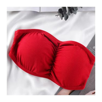 Soft And Comfortable High-Quality Padded Push-Up Strapless Tube Bralette