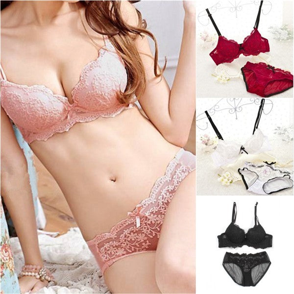 Lace Underwear Bra Sets & Briefs